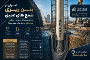 جدول نیوترمی در بتن ریزی شمع ها